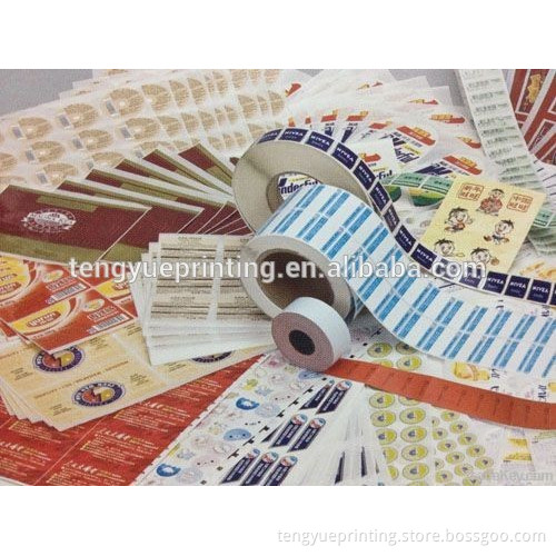 custom stickers printing,self adhesive sticker labels